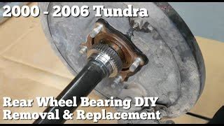 Replacing My Rear Axle Seals Bearings On A Toyota Runner Off