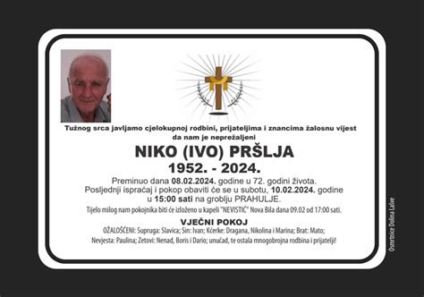 Niko Ivo Pršlja Dolina Lašve info