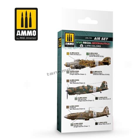 AMMO MIG 7238 Regia Aeronautica Late Colors WWII Ehobby Store Tank