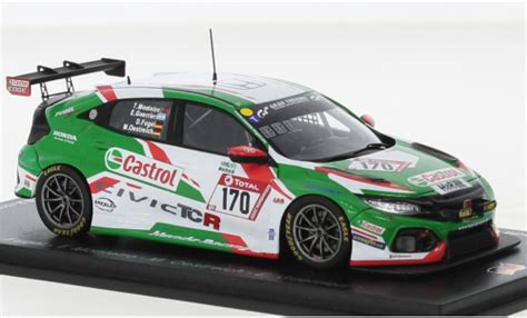 Miniature Honda Civic Spark Tcr No Castrol H N Rburgring