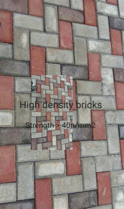 Cement Interlocking Paver High Density By At Square Feet