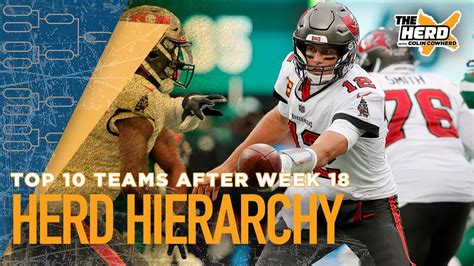 Herd Hierarchy Colin Ranks The Top 10 Teams In The NFL After Week 18