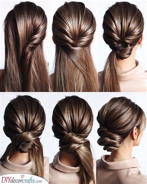 Easy Updos For Long Hair Step By Step Updo For Long Hair