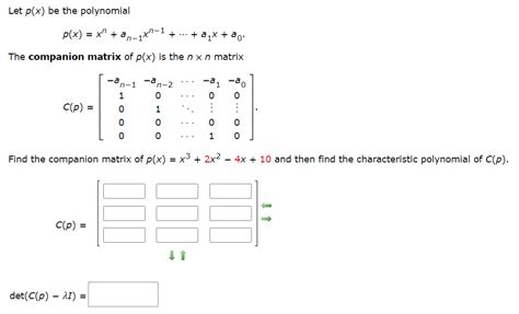 Solved Let Px Be The Polynomial Pxxnan−1xn−1⋯a1xa0