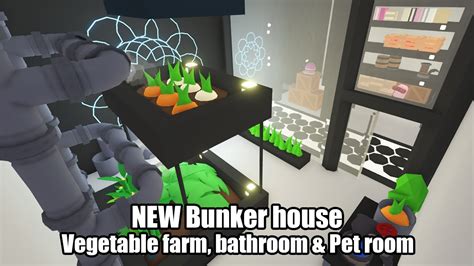 Aesthetic Bunker With Vegetable Farm SPEED BUILD In Adopt Me Roblox