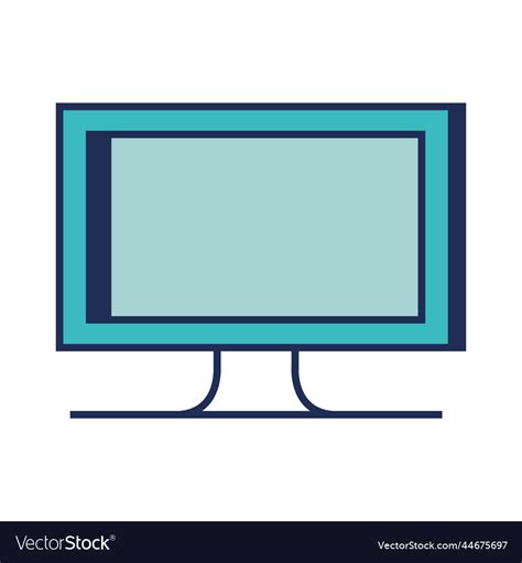 Computer screen icon Royalty Free Vector Image