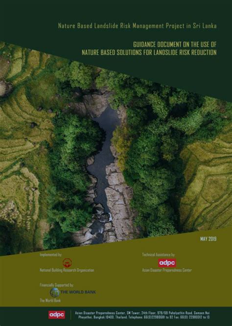 Guidance Document On The Use Nature Based Solutions For Landslide Risk