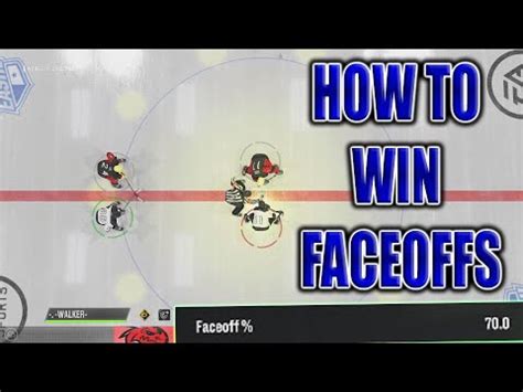 NHL 24 How To Win Faceoffs And Dominate In The Dot Beginner Advanced