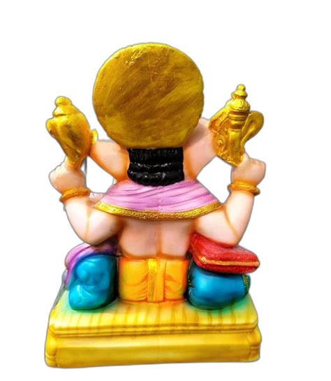 Multicolor 9 Inch Resin Ganesh Statue For Worship At Rs 450 In Meerut