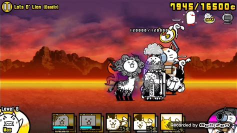 Battle Cats Cow Maniac Lots O Lion Hard Youtube