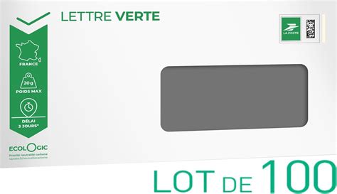 Prêt à Poster Lettre Verte 20g Format DL Enveloppes à fenêtre