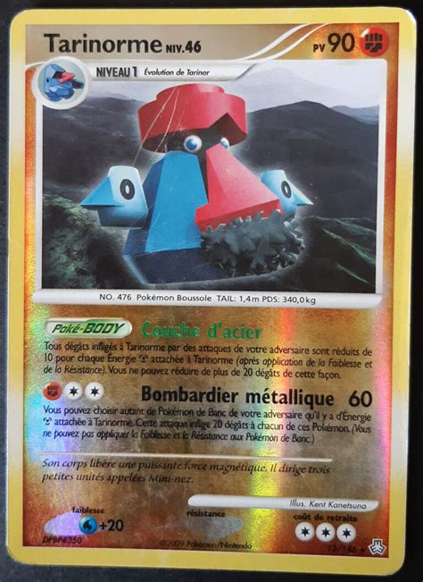 Tarinorme Diamant Et Perle Eveil Des L Gendes Carte Pokemon