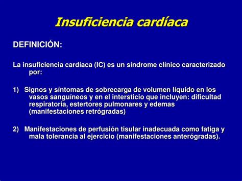 PPT Insuficiencia cardíaca PowerPoint Presentation free download