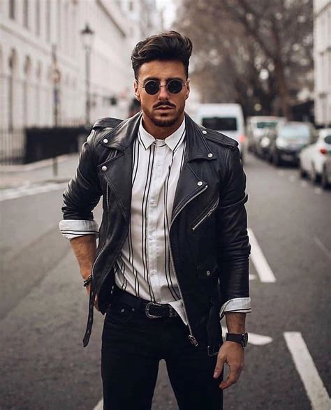 Pin By Daniyal On Mens Fashion And Style Leather Jacket Outfit Men