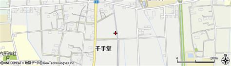 静岡県磐田市千手堂の地図 住所一覧検索｜地図マピオン