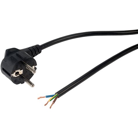 TruConnect 2m Euro Schuko Plug Cordset Rapid Electronics