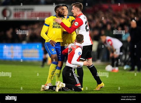 Rotterdam Calvin Mac Intosch Of Sc Cambuur Patrik Walemark Of