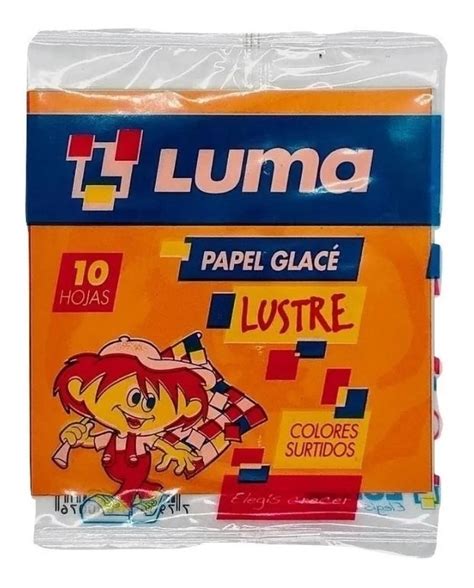 Pack Papel Glace Luma X H X Paquetes Fluo Lustre Metal Planeta