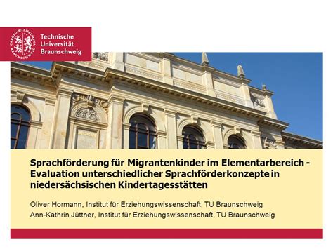 Sprachförderung für Migrantenkinder im Elementarbereich Evaluation