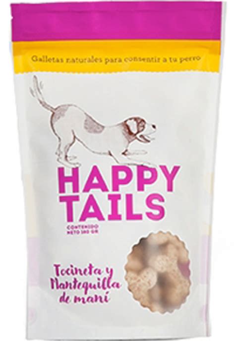 Snack Galletas Happy Tails Para Perros Con Sabor A Tocineta Y