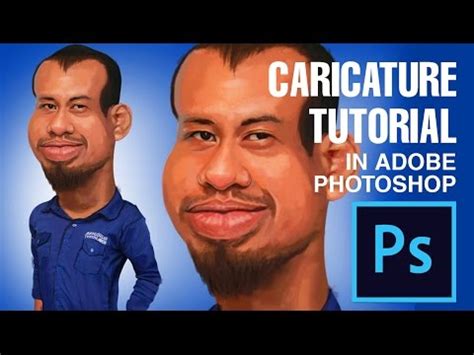 Photoshop Tutorial How To Make Caricature From A Photo 02 YouTube