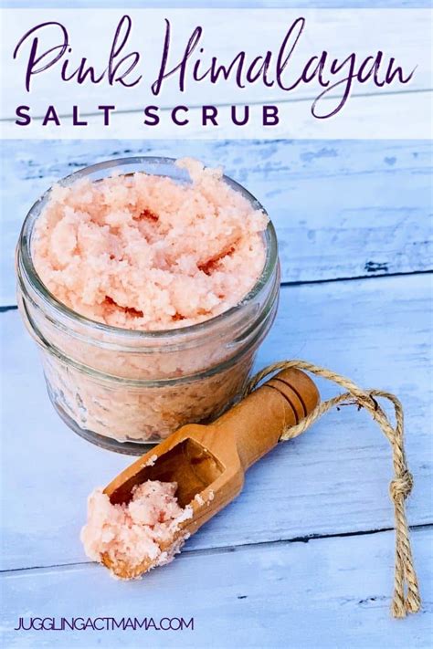 Diy Ts How To Make Pink Himalayan Salt Scrub Destionation Diy