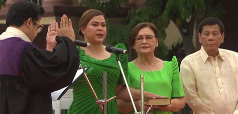 Sara Duterte Nanumpa Na Bilang Ika 15 Bise Presidente Ng Pilipinas