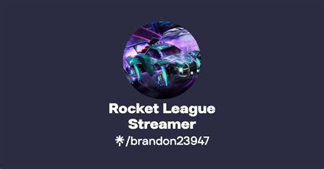 Rocket League Streamer TikTok Twitch Linktree