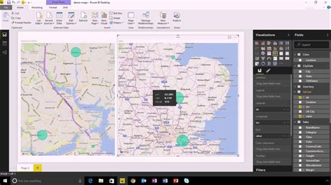 Power Bi Map With Data Labels Labellia