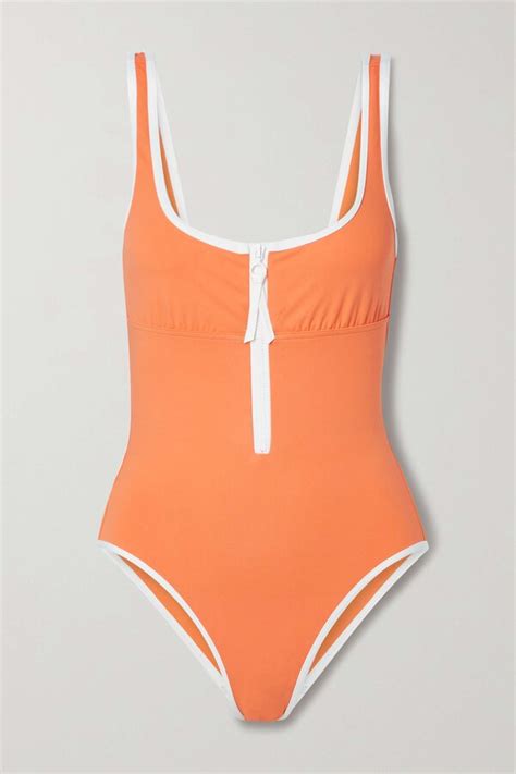 Eres Nautic Chrono Swimsuit Orange Editorialist