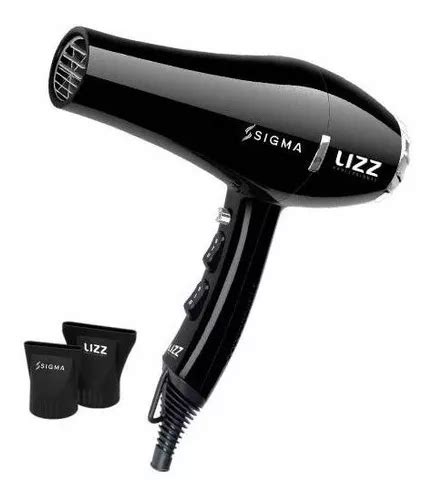 Lizz Secador High Power Sigma Preto 2400w 220v Parcelamento Sem Juros