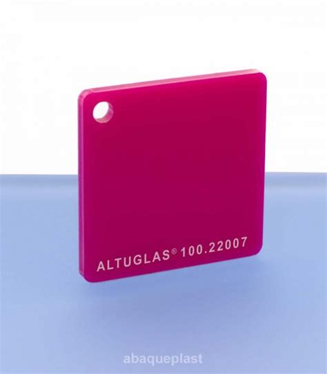 Altuglas Plaque Pmma Transparent Plexi Coul Acrylique