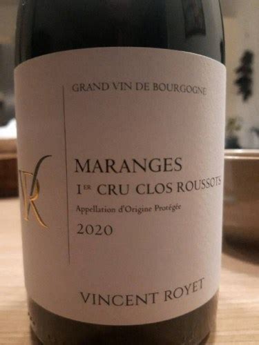 Domaine Royet C Te De Beaune Maranges Er Cru Les Clos Roussots