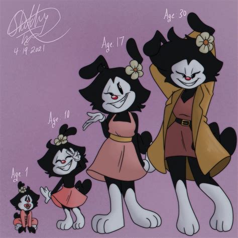 Dot Warner through the Years : r/animaniacs