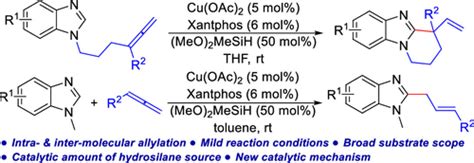 Cu Catalyzed Ch Allylation Of Benzimidazoles With Allenesorganic