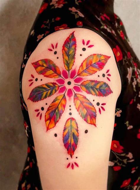 Mandala Flower Tattoo Shoulder Best Flower Site