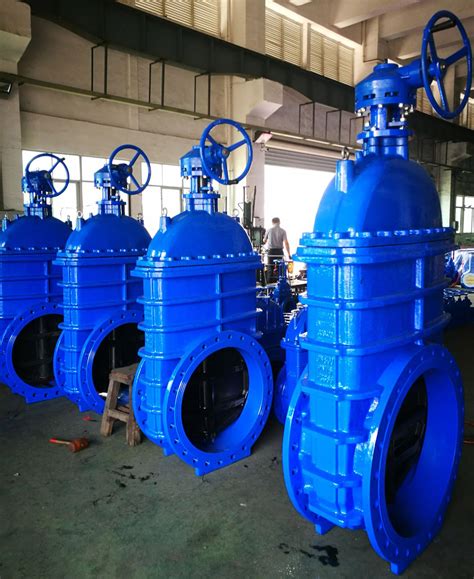 Resilient Seated Gate Valve With Gear Box And Handwheel Dn600 24 Inch Pn10 View Gate Valve