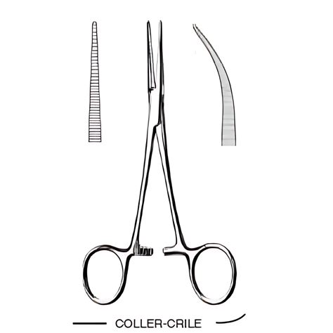 COLLER CRILE Forceps 14cm Curved REDA Instrumente GmbH