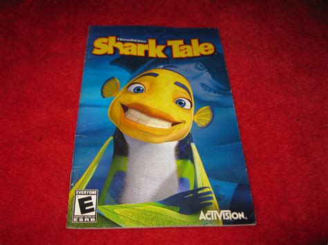 Shark Tale : Playstation 2 PS2 Video Game Instruction Booklet