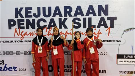 Kejuaraan Silat Nasional Ngawi Championship Mi Muhammadiyah Gentong