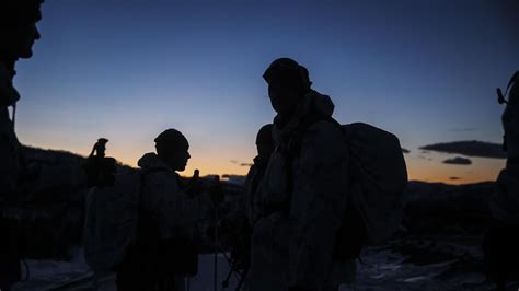 Bsrf Marines Complete Cold Weather Training Inside Arctic Circle