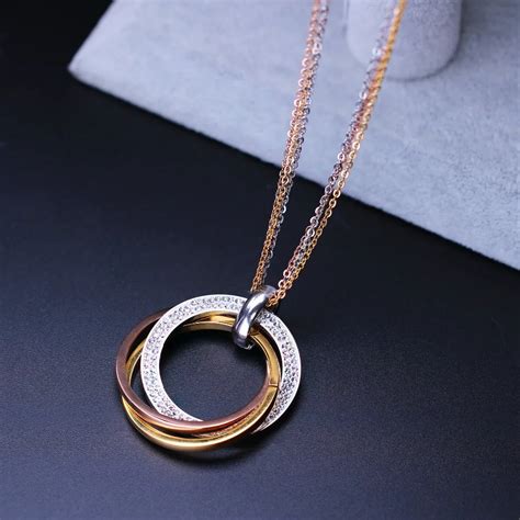 Buy Mr Win Rose Gold Color Stainless Steel Pendant