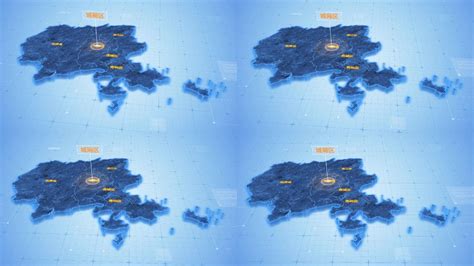 莆田城厢区三维科技感地图ae模板ae模板下载编号6842604光厂vj师网