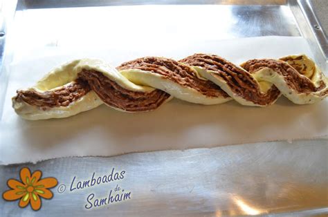 Lamboadas de Samhaim Trenza de turrón de chocolate Suchard