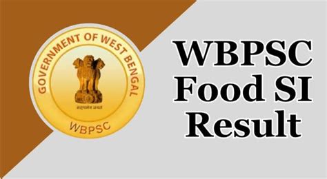 WBPSC Food SI Exam 2024 MSRLM