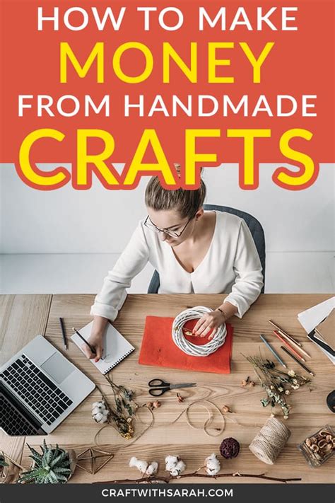 How To Make Money From Your Handmade Crafts Craft With Sarah