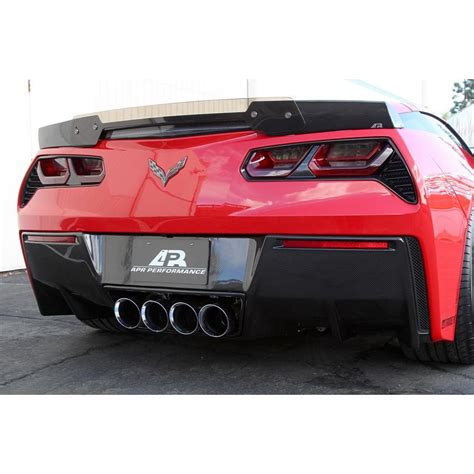 2014 2018 Chevy Corvette C7 APR Carbon Fiber Track Pack Rear Spoiler