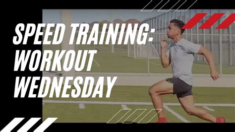 Speed Training How To Sprint Faster Workout Wednesday Youtube