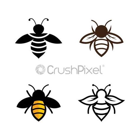 Bee Images Design Stock Vector 3050445 Crushpixel