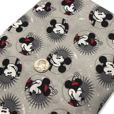 Minnie Mouse Print Fabric by the Yard FBTY Fat Quarters FQ - Etsy